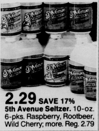 5th Avenue Seltzers root beer