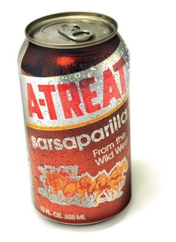 A-Treat Sarsaparilla from the Wild West root beer