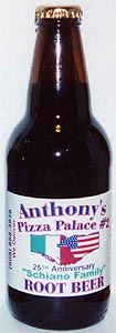 Anthony's Pizza Palace root beer