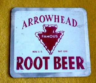 Arrowhead root beer