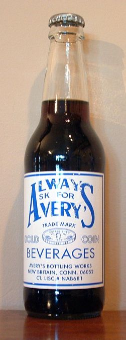 Avery's root beer bottle