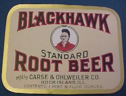 Blackhawk root beer