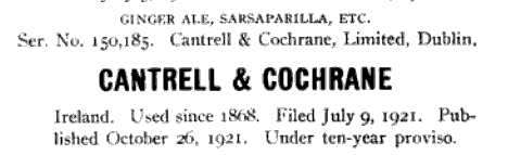 Cantrell & Cochrane Sarsaparilla root beer