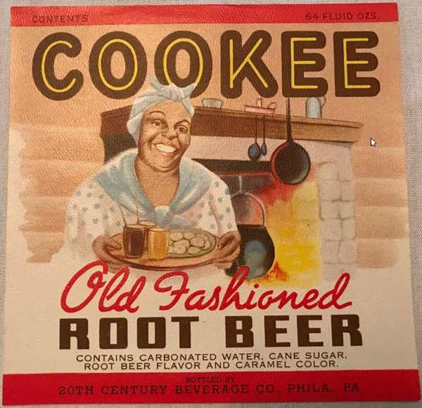Cookee root beer label