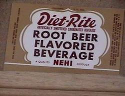 Diet Rite root beer