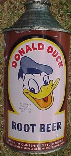 Donald Duck root beer