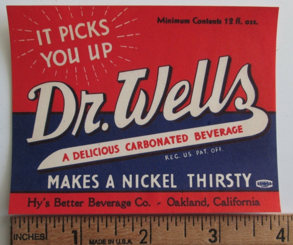 Dr. Wells root beer