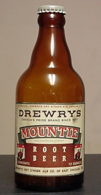 Drewrys Mountie root beer