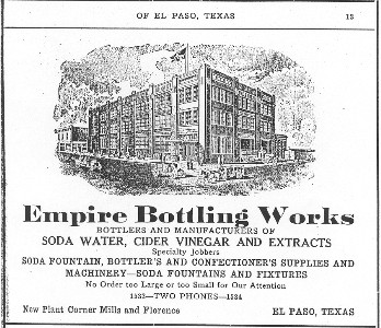 Empire Bottling Works (El Paso) root beer