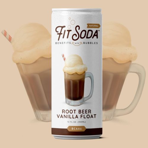 Fit Soda All Natural Root Beer Vanilla Float root beer