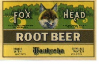 Fox Head root beer