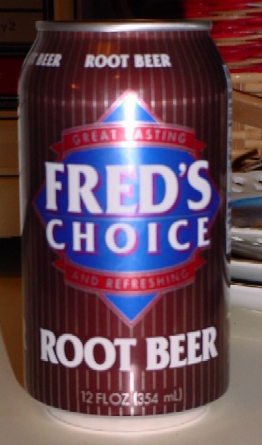 Fred's Choice root beer