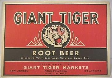Giant Tiger root beer