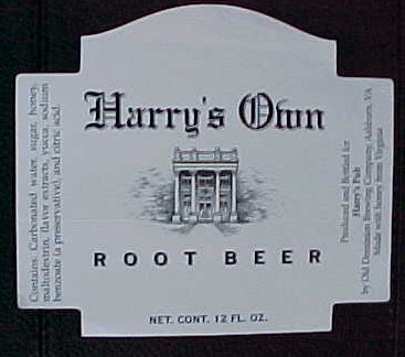 Harry's Own root beer