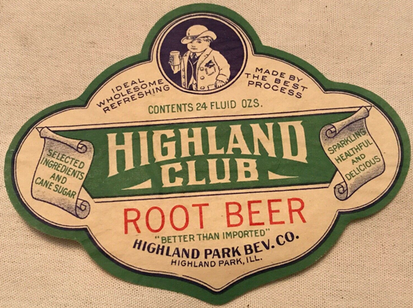 Highland Club root beer