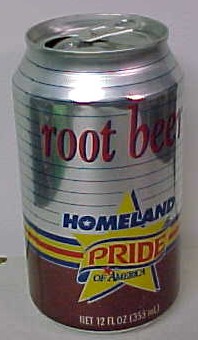 Homeland Pride of America root beer