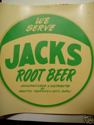 Jacks root beer