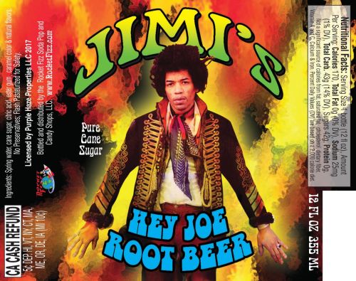 Jimi's Hey Joe root beer