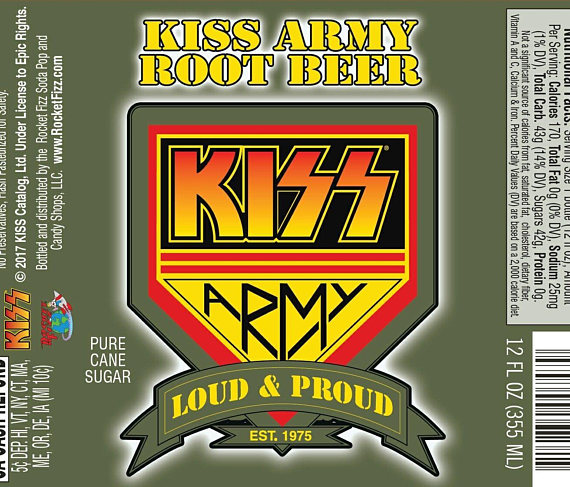 Kiss Army root beer