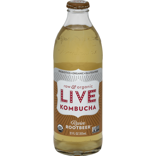 Live Kombucha Revive root beer