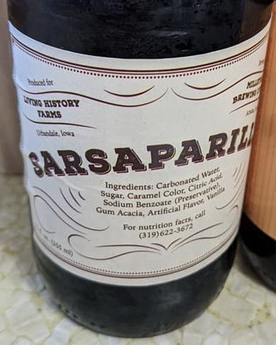 Living History Farms Sarsaparilla root beer