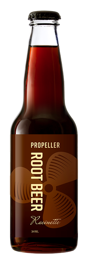 Propeller root beer