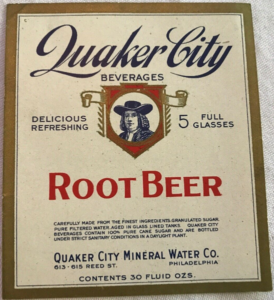 Quaker City Beverages root beer