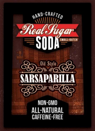 Real Sugar Soda Sarsaparilla root beer