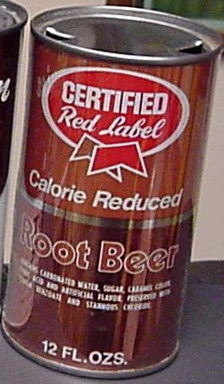 Certified Red Label root beer