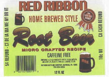 Red Ribbon root beer