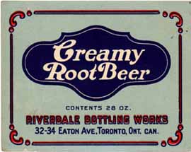 Riverdale Bottling Works root beer