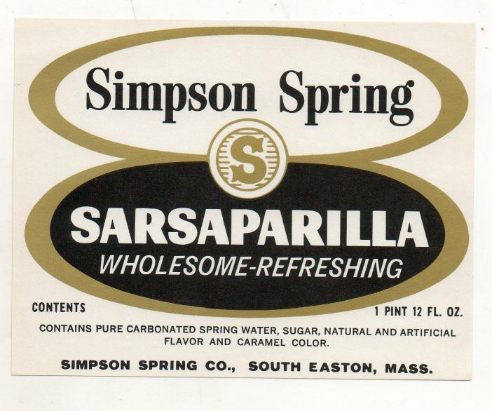 Simpson Spring Sarsaparilla root beer