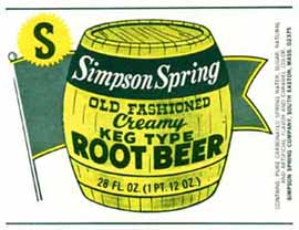 Simpson Spring root beer