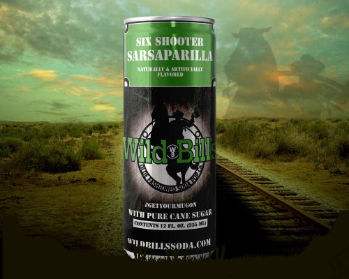 Wild Bill's Six Shooter Sarsaparilla root beer