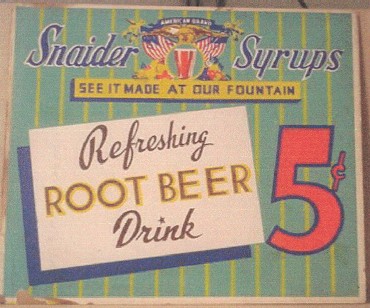Snaider's root beer