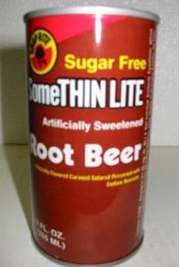 SomeTHIN Lite root beer