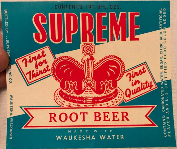 Supreme (WI) root beer