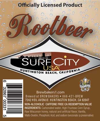 Surf City USA root beer
