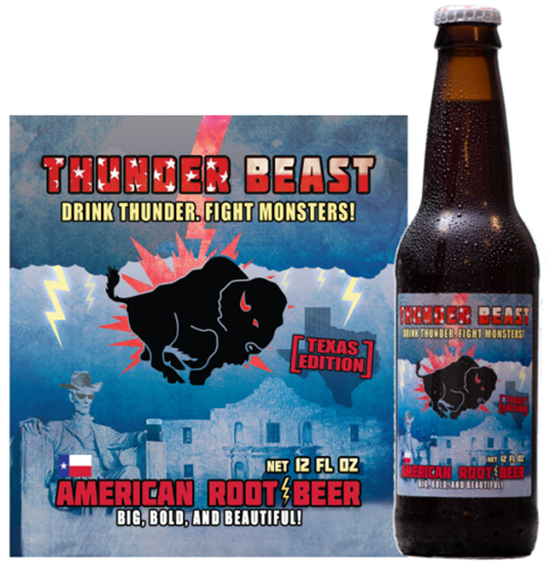 Thunder Beast American (Texas Edition) root beer