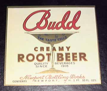 Budd root beer