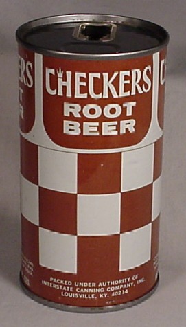Checkers root beer