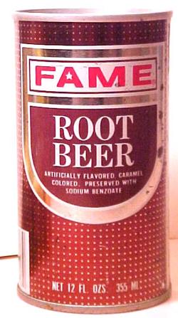 Fame root beer