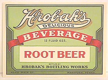 Hrobak's root beer