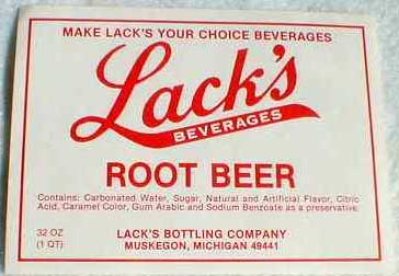 Lack's root beer