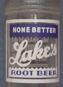 Lake's root beer