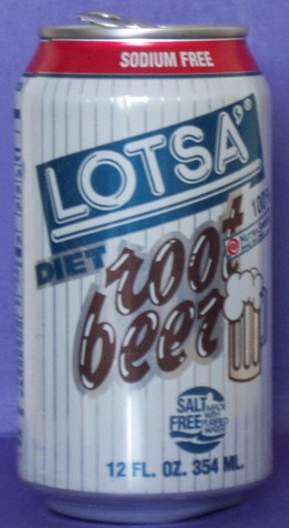 Lotsa' Diet root beer