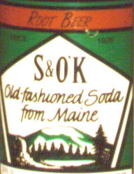S & O'K root beer